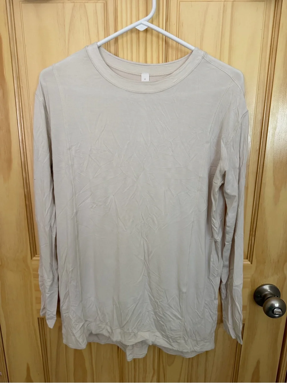 Lululemon Light Beige Long Sleeve